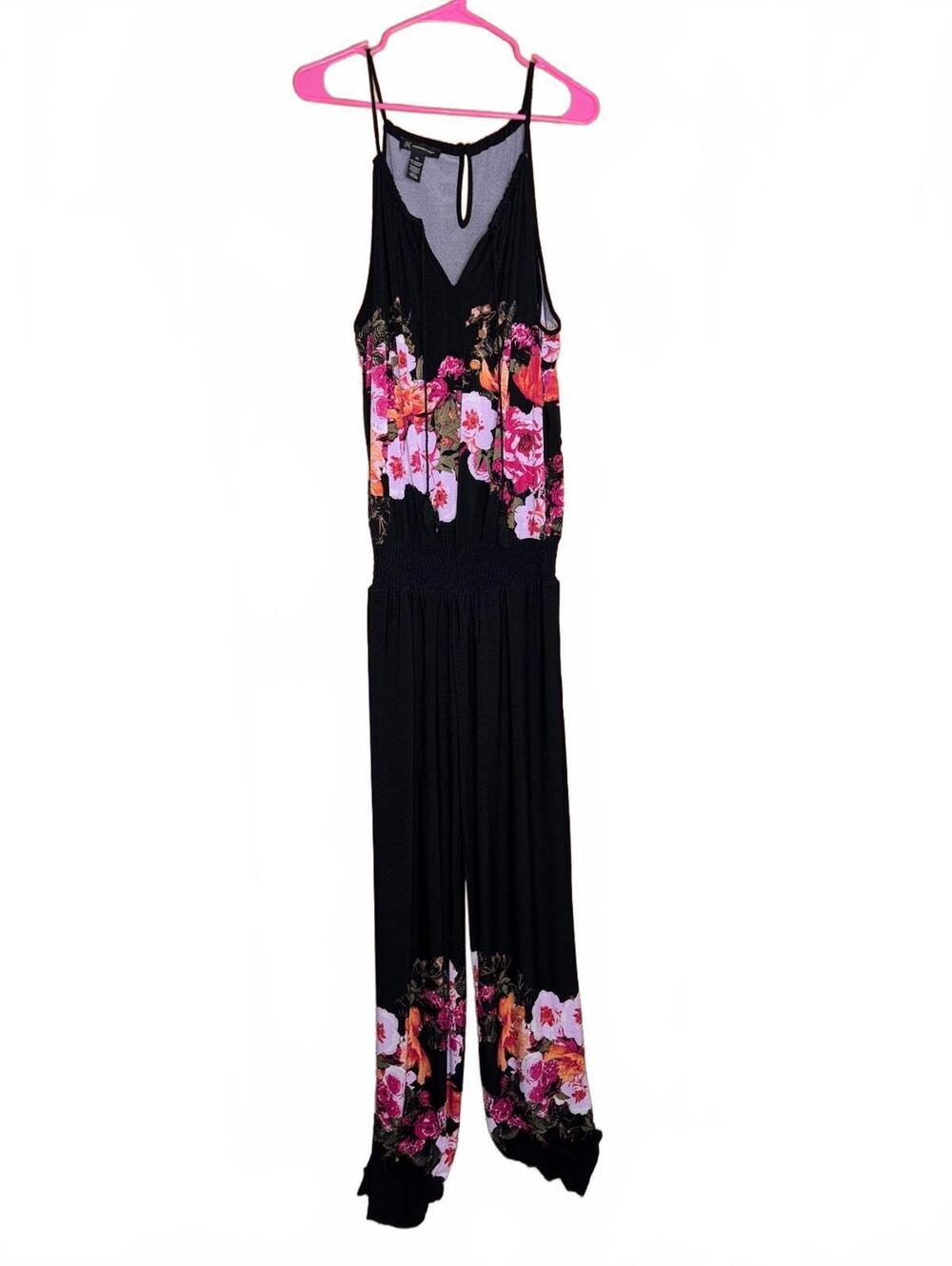 Black sleeveless jumpsuit by INC International Concepts